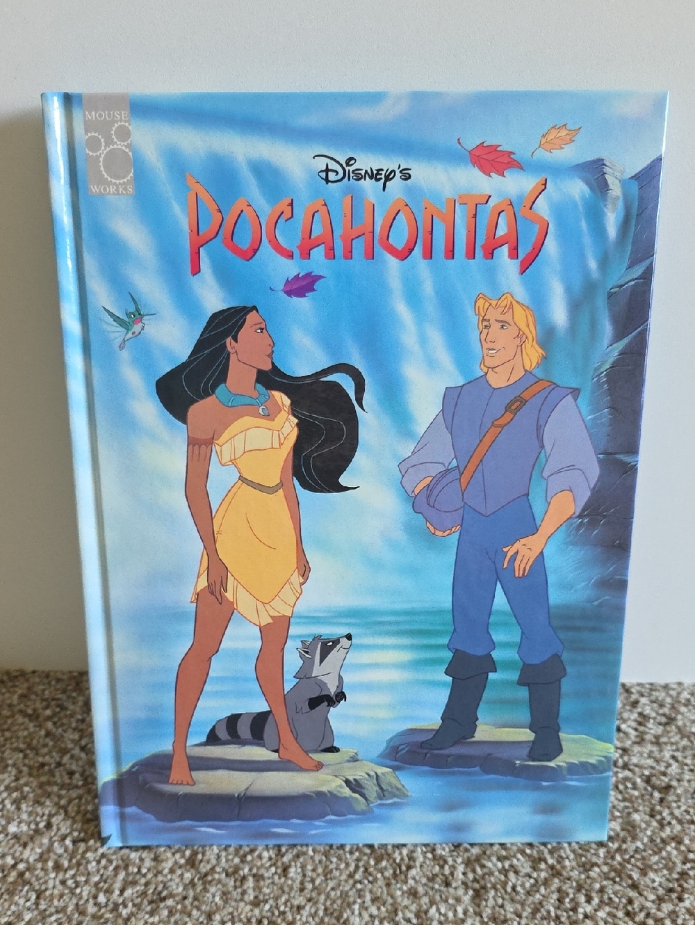 2 For $15 Pocahontas - Disney Hardcover Book Vintage